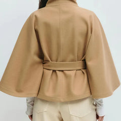 Women’s Belted Cape Coat