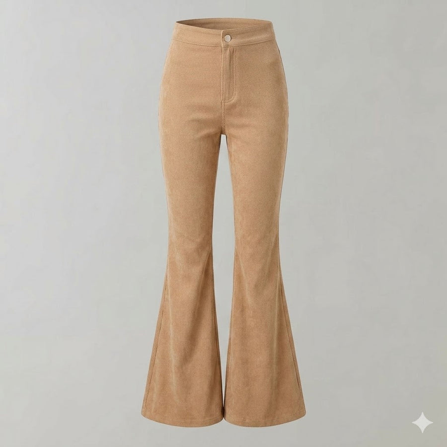 Women’s High-Waisted Flared Trousers
