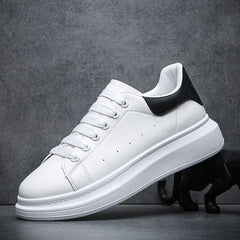 Men’s Minimalist Leather-Look Trainers