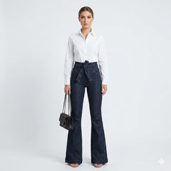 Women’s High-Waisted Flared Jeans