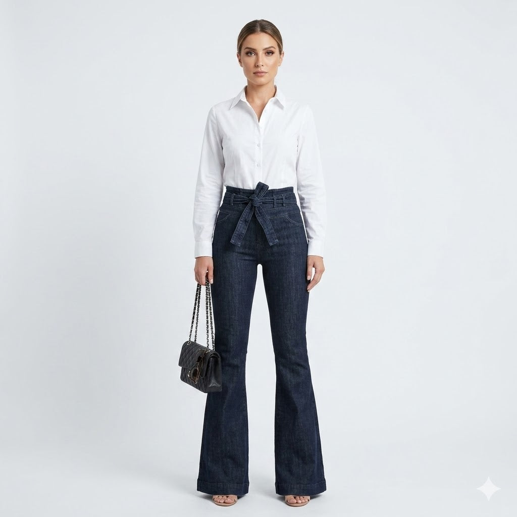Women’s High-Waisted Flared Jeans