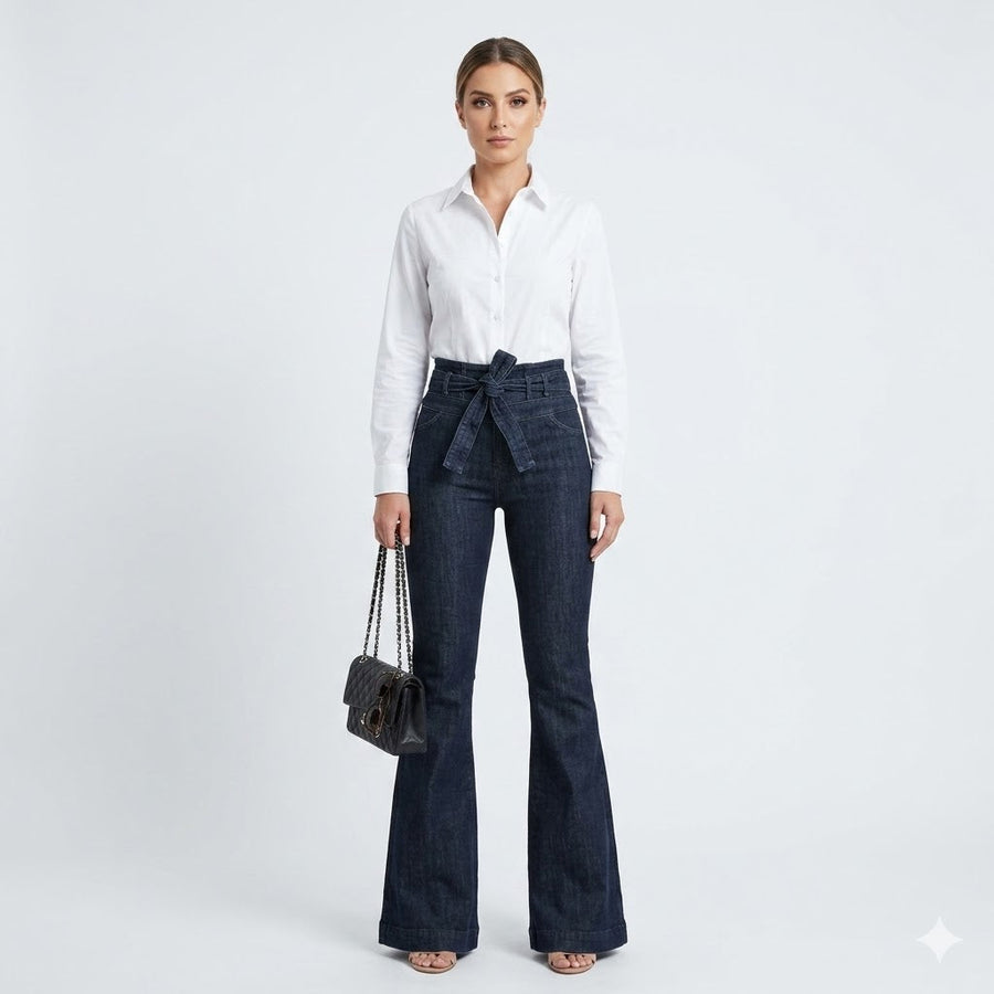 Women’s High-Waisted Flared Jeans