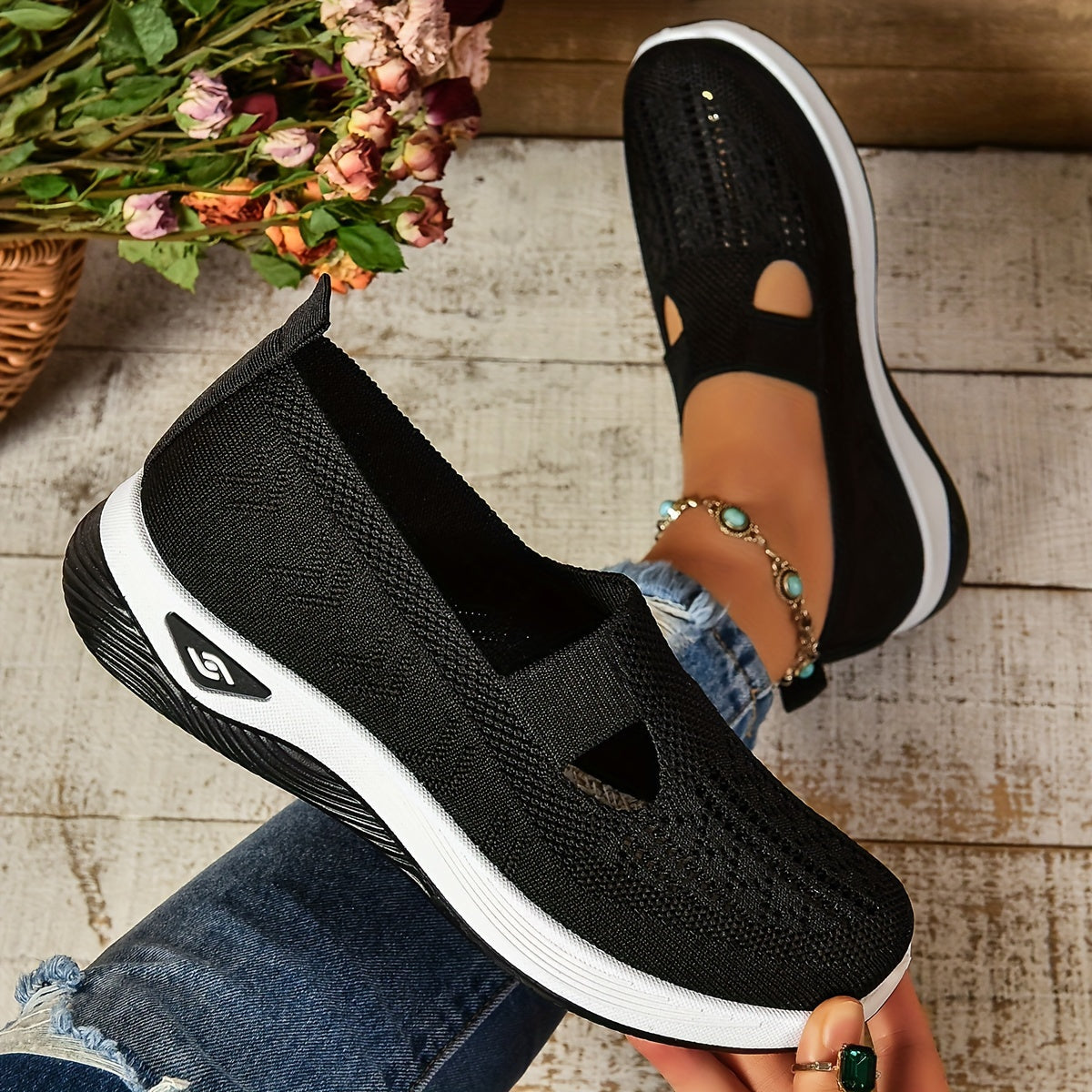 Women’s Breathable Slip-On Trainers