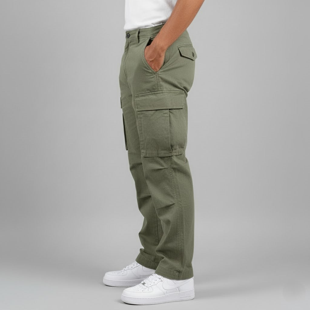 Benjamin Men's Relaxed Fit Cargo Pants