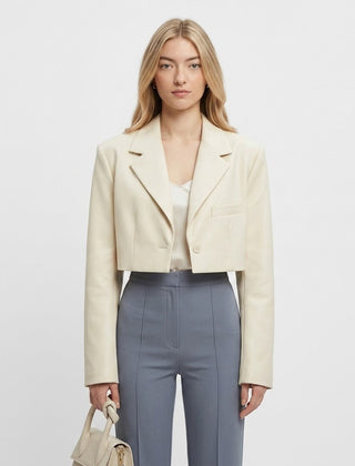 Women’s Cropped Tailored Blazer