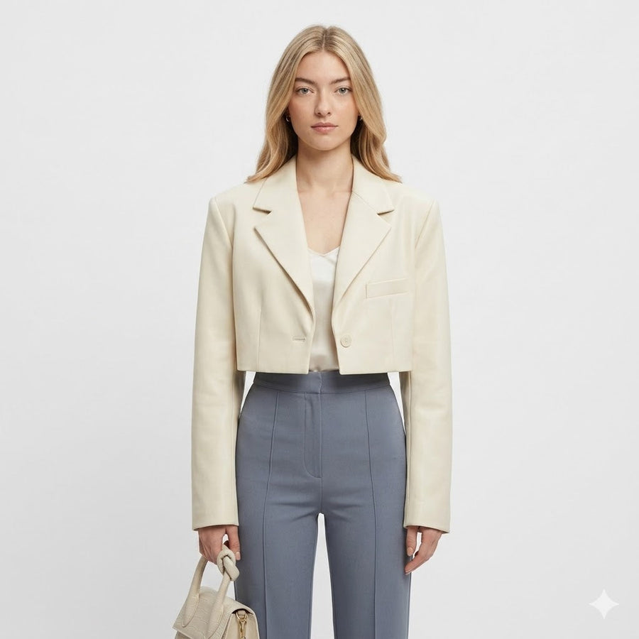 Women’s Cropped Tailored Blazer