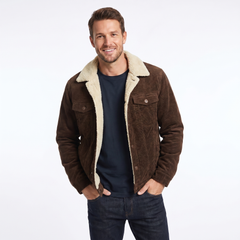 Men’s Sherpa-Lined Corduroy Jacket