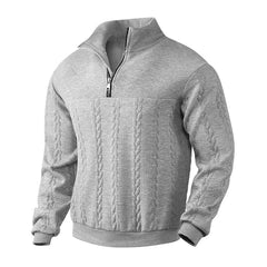 Noah Cable Knit Quarter-Zip Jumper
