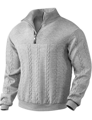 Noah Cable Knit Quarter-Zip Jumper