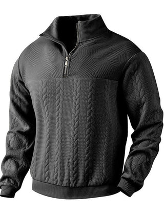 Noah Cable Knit Quarter-Zip Jumper