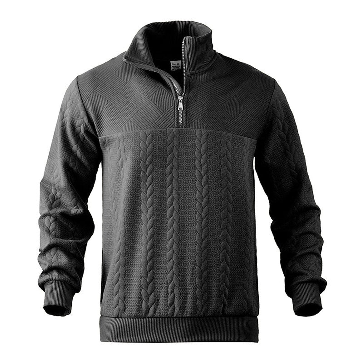 Noah Cable Knit Quarter-Zip Jumper