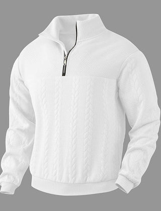 Noah Cable Knit Quarter-Zip Jumper
