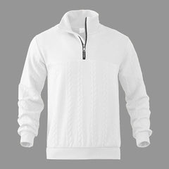 Noah Cable Knit Quarter-Zip Jumper