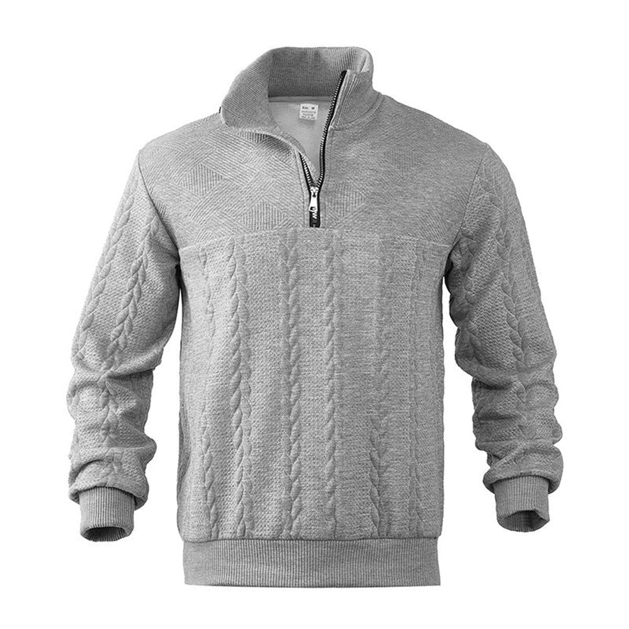 Noah Cable Knit Quarter-Zip Jumper