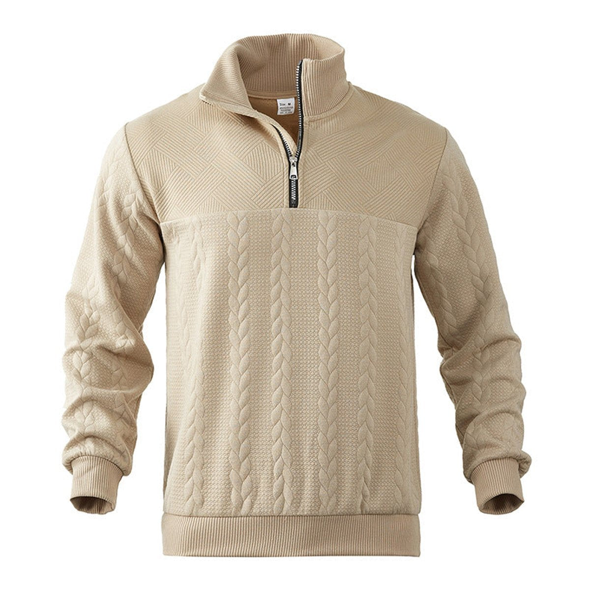 Noah Cable Knit Quarter-Zip Jumper