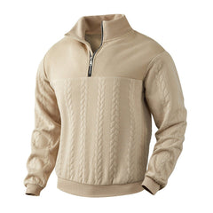Noah Cable Knit Quarter-Zip Jumper