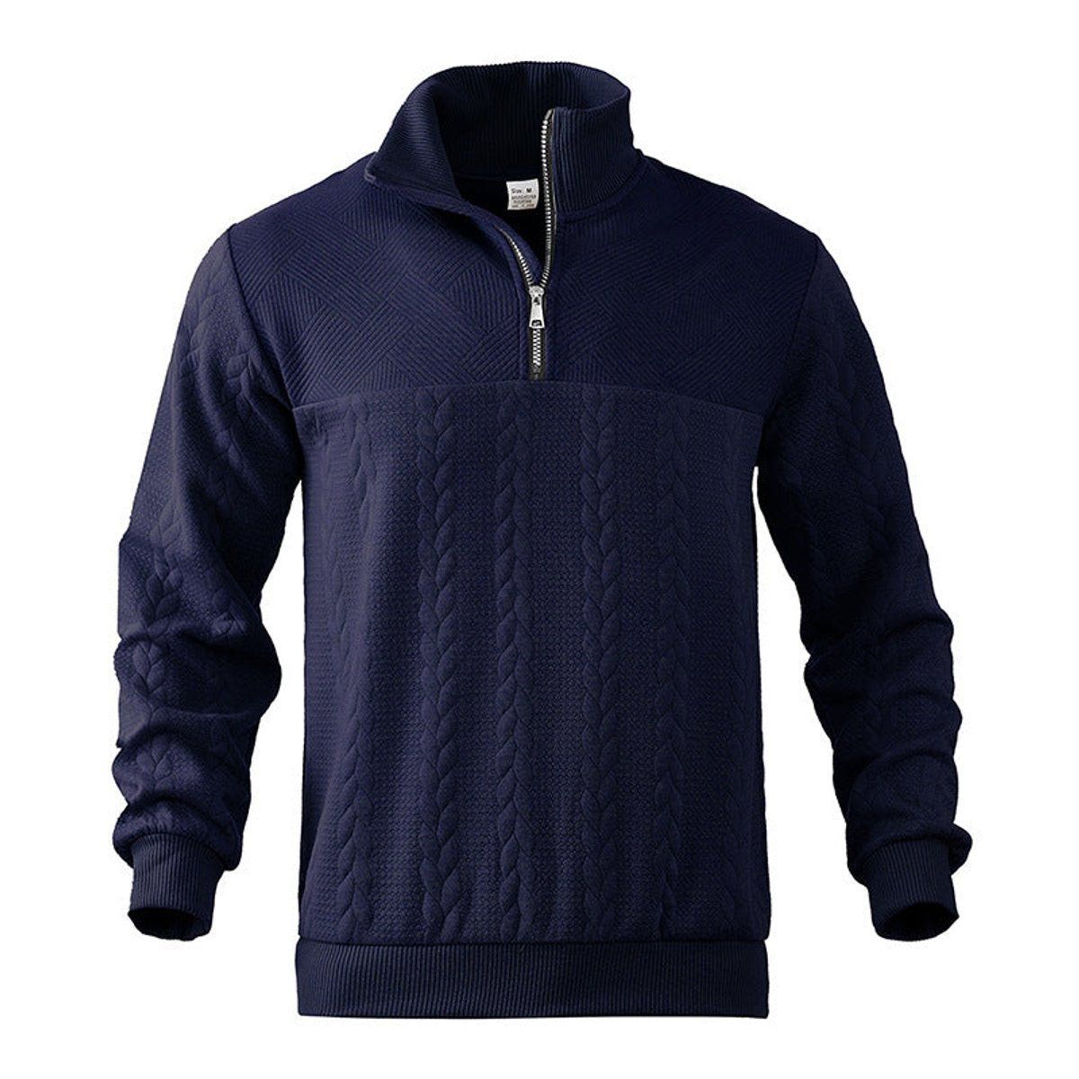 Noah Cable Knit Quarter-Zip Jumper