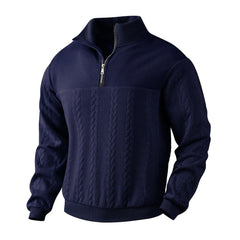 Noah Cable Knit Quarter-Zip Jumper