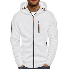 William Multi-Pocket Zip-Up Hoodie