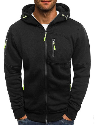 William Multi-Pocket Zip-Up Hoodie