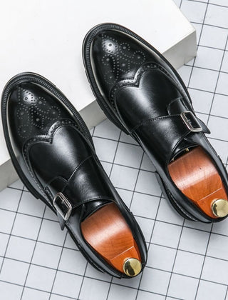 Harry Monk Strap Wingtip Brogues