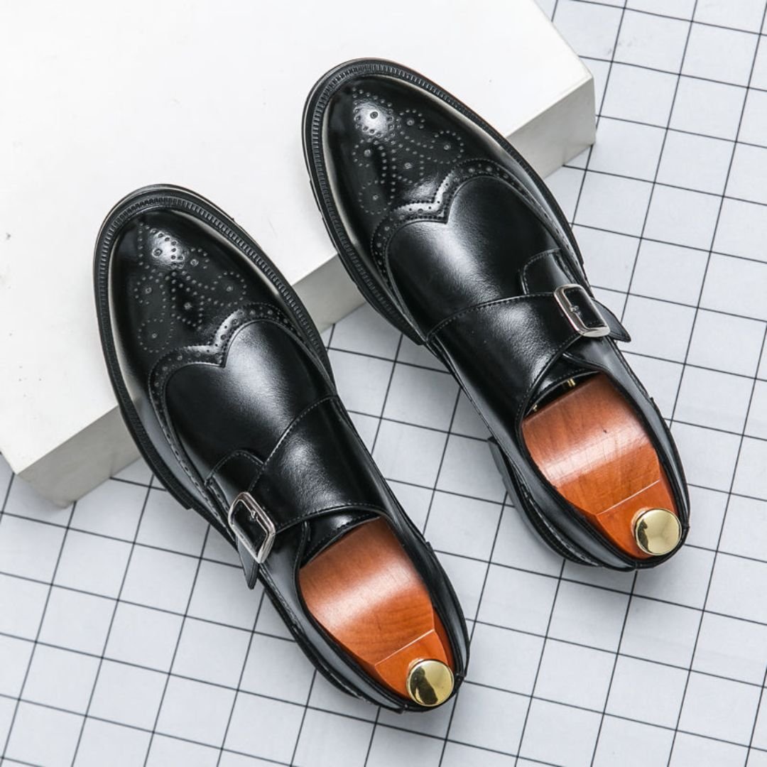 Harry Monk Strap Wingtip Brogues