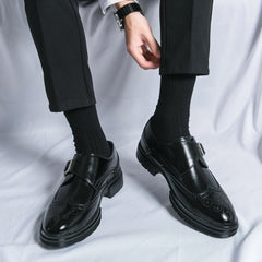 Harry Monk Strap Wingtip Brogues
