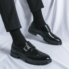 Harry Monk Strap Wingtip Brogues