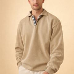 Men’s Long-Sleeve Knit Polo