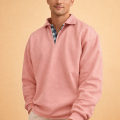 Men’s Long-Sleeve Knit Polo