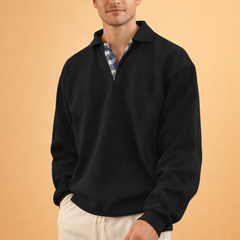 Men’s Long-Sleeve Knit Polo