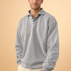 Men’s Long-Sleeve Knit Polo
