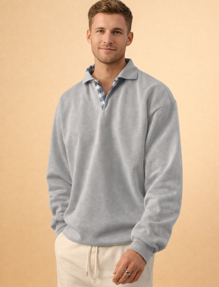 Men’s Long-Sleeve Knit Polo