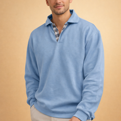 Men’s Long-Sleeve Knit Polo