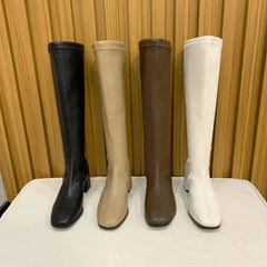 Women’s Knee-High Block-Heel Boots