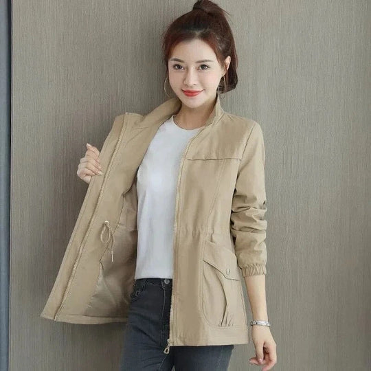 Catherine Lightweight Waterproof Trench Coat