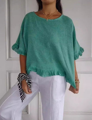 Ivy Frayed Edge Blouse