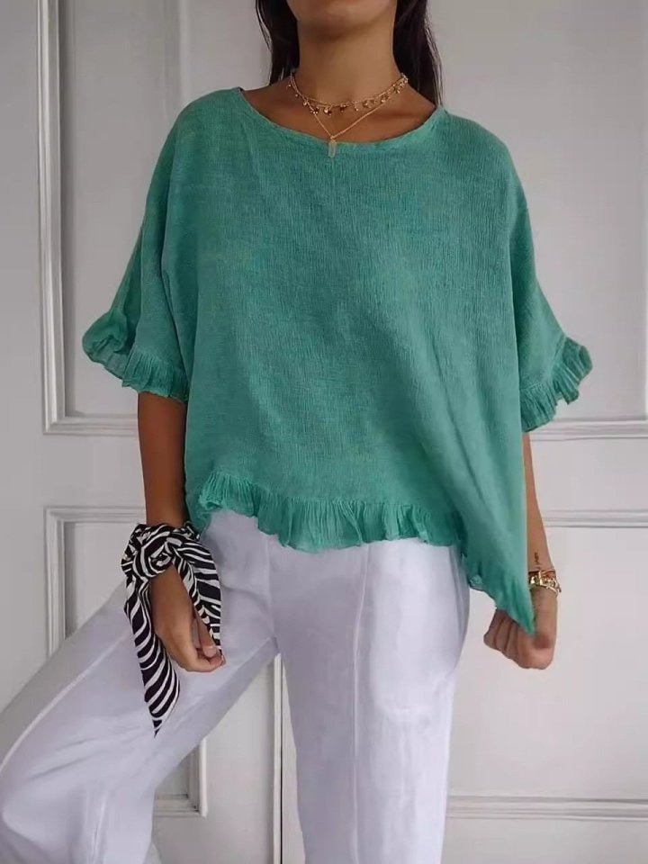 Ivy Frayed Edge Blouse