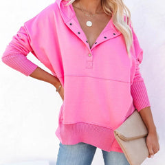 Rosie Longline Hooded Tunic Sweatshirt