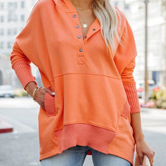 Rosie Longline Hooded Tunic Sweatshirt