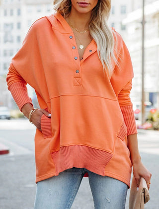 Rosie Longline Hooded Tunic Sweatshirt