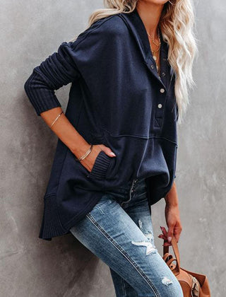 Rosie Longline Hooded Tunic Sweatshirt