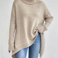 Freya Oversized Longline Ribbed Turtleneck