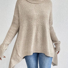 Freya Oversized Longline Ribbed Turtleneck