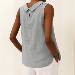 Freya Roll Neck Sleeveless Blouse