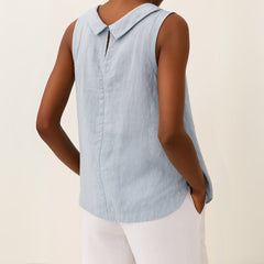 Freya Roll Neck Sleeveless Blouse